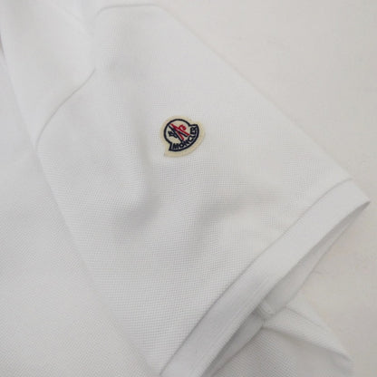 【中古】MONCLER | モンクレール MAGLIA POLO MANICA CORTA ポロシャツ 8A70510 ホワイト サイズ：XS