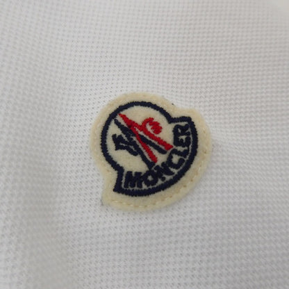 【中古】MONCLER | モンクレール MAGLIA POLO MANICA CORTA ポロシャツ 8A70510 ホワイト サイズ：XS