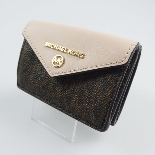 【中古】Michael Kors | マイケルコース JET SET 三つ折り財布 32T0GT9E5B ブラウン
