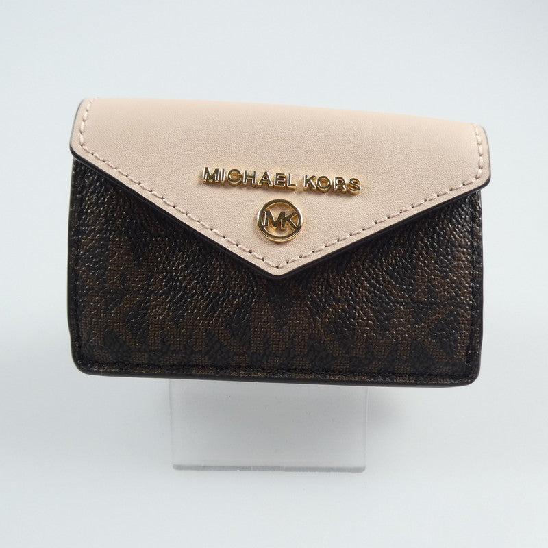 【中古】Michael Kors | マイケルコース JET SET 三つ折り財布 32T0GT9E5B ブラウン