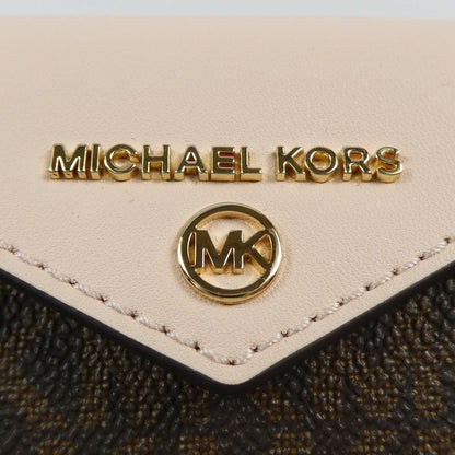 【中古】Michael Kors | マイケルコース JET SET 三つ折り財布 32T0GT9E5B ブラウン