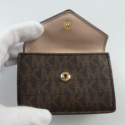 【中古】Michael Kors | マイケルコース JET SET 三つ折り財布 32T0GT9E5B ブラウン