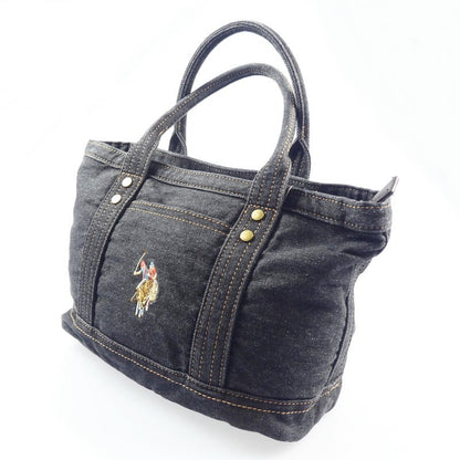 【中古】U.S.POLO ASSN. | ユーエスポロアッスン Washed Cotton Tote bag トートバッグ USPA-2642 ブラック