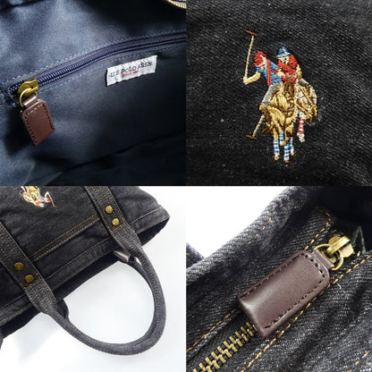 【中古】U.S.POLO ASSN. | ユーエスポロアッスン Washed Cotton Tote bag トートバッグ USPA-2642 ブラック