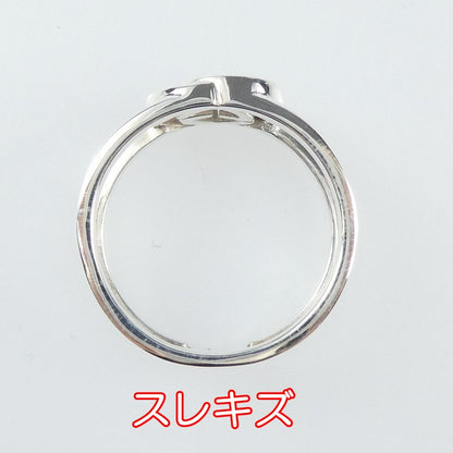 【中古】GUCCI | グッチ インターロッキングGワイドオープンバンド リング・指輪 295716
