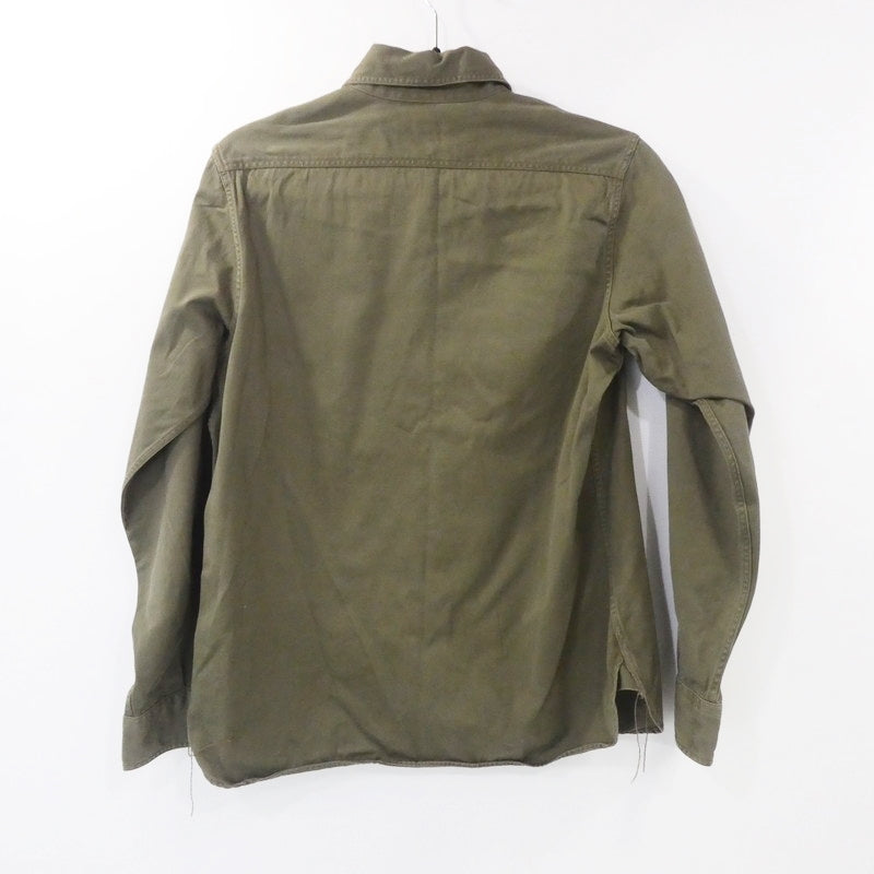 【中古】BUZZ RICKSONS | バズリクソンズ HERRINGBONE WORK SHIRT その他トップス BR26081 カーキ