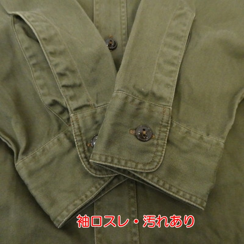 【中古】BUZZ RICKSONS | バズリクソンズ HERRINGBONE WORK SHIRT その他トップス BR26081 カーキ