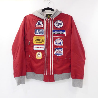 【中古】HYSTERIC GLAMOUR | ヒステリックグラマー ナイロンジャケット 0103AB02 レッド