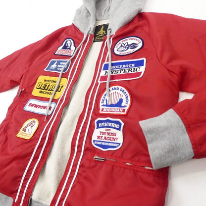 【中古】HYSTERIC GLAMOUR | ヒステリックグラマー ナイロンジャケット 0103AB02 レッド
