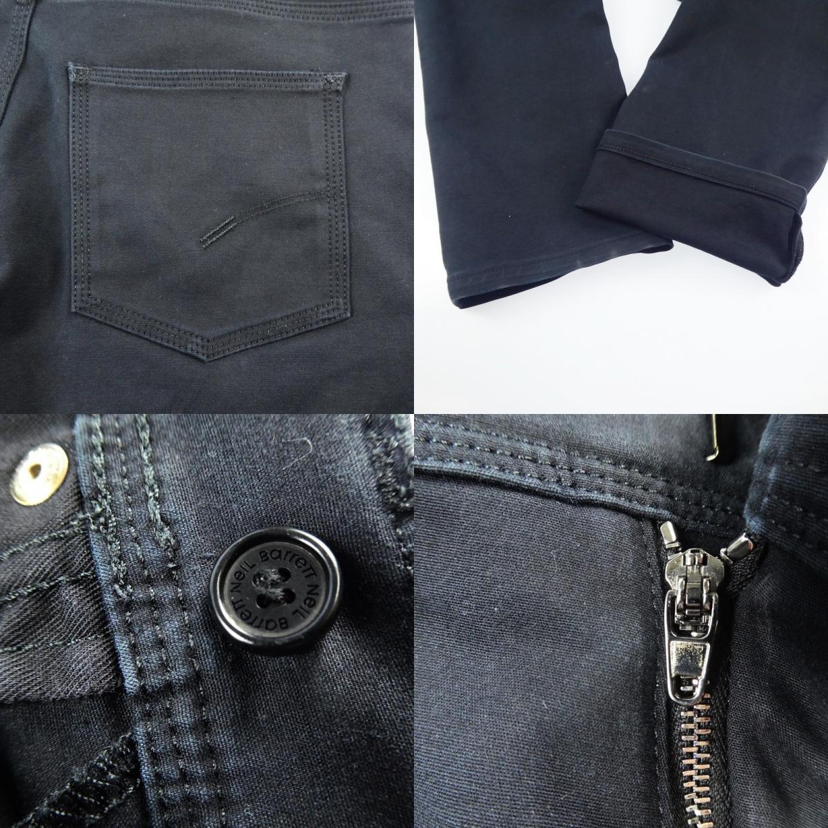 【中古】NEIL BARRETT | ニールバレット デニムパンツ PBDE105 A800 ブラック