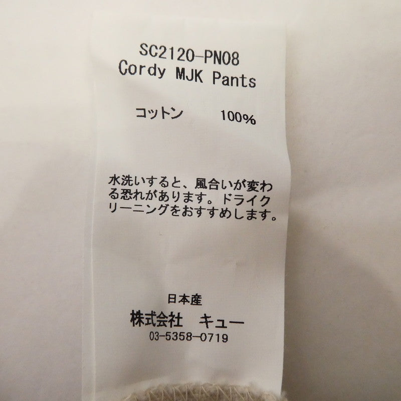 【中古】SON OF THE CHEESE | サノバチーズ Cordy MJK Pants パンツ SC2120-PN08 アイボリー サイズ：L