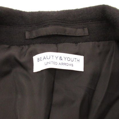 【中古】BEAUTY & YOUTH UNITED ARROWS | ビューティーアンドユースユナイテッドアローズ PEメルトンチェスターコート その他アウター 1225-199-0024-0990 ブラック サイズ：XL