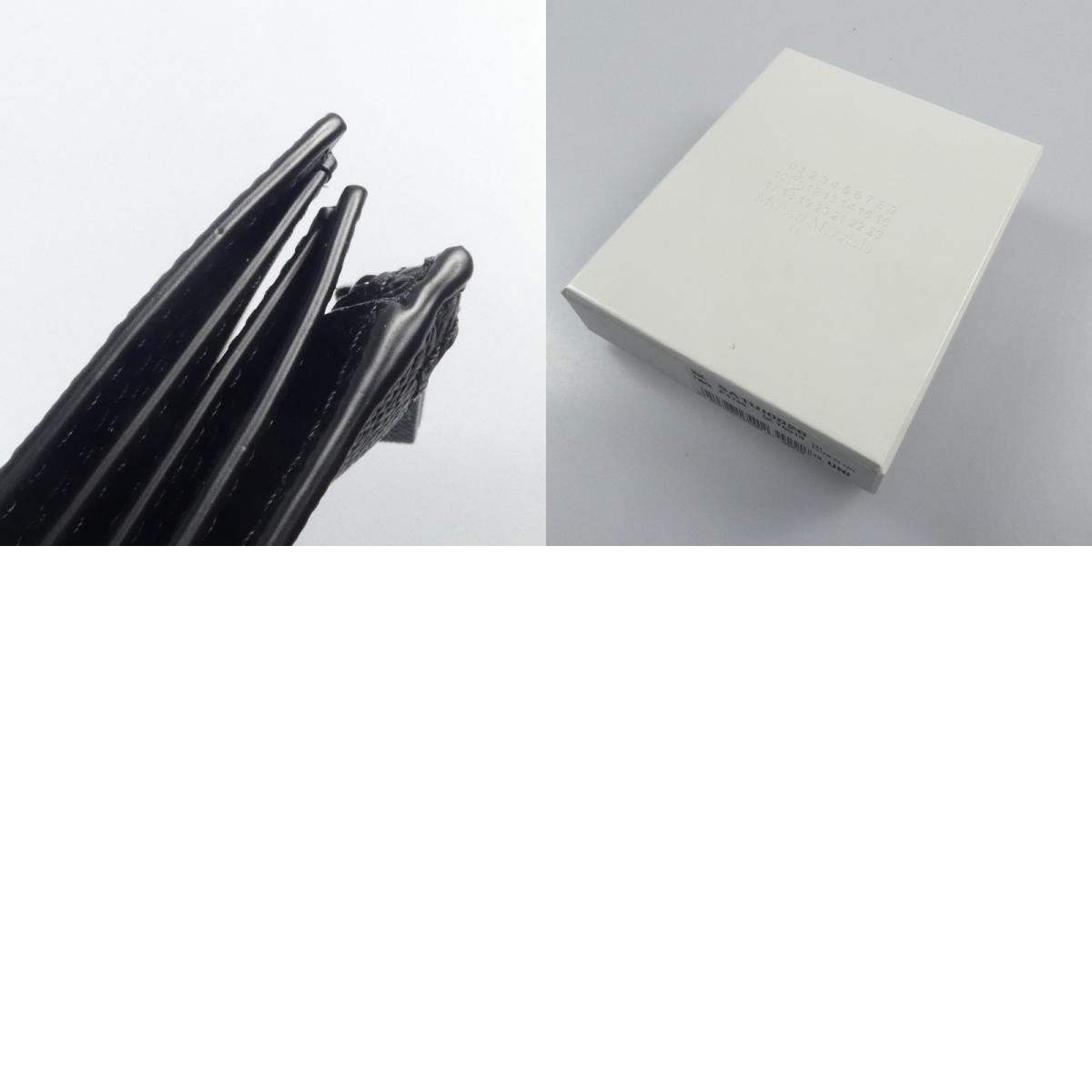 【中古】Maison Margiela | メゾンマルジェラ WALLET FLIP FLAP SMALL 二つ折り財布 SA1UI0020 ブラック