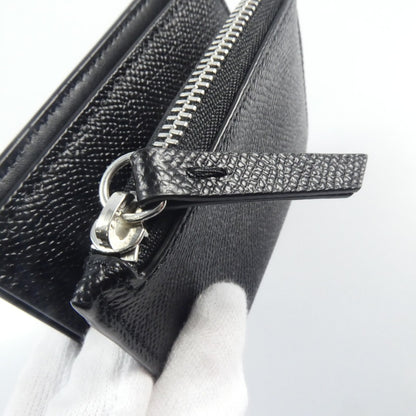 【中古】Maison Margiela | メゾンマルジェラ WALLET FLIP FLAP SMALL 二つ折り財布 SA1UI0020 ブラック