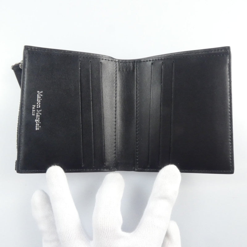 【中古】Maison Margiela | メゾンマルジェラ WALLET FLIP FLAP SMALL 二つ折り財布 SA1UI0020 ブラック