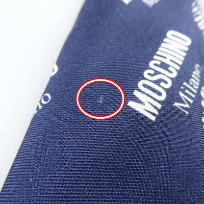 【中古】MOSCHINO | モスキーノ ネクタイ ネイビー