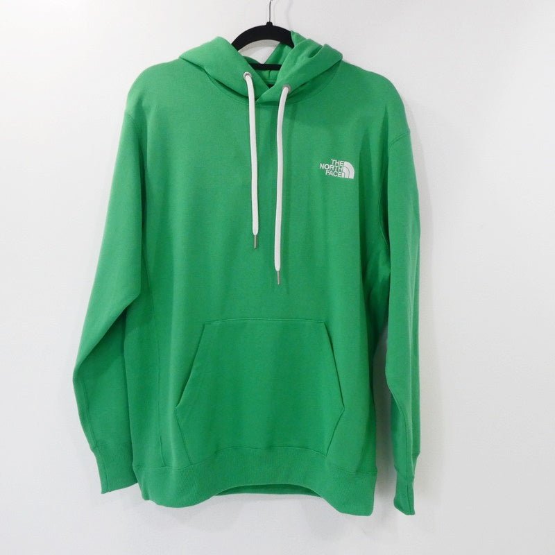 【中古】THE NORTH FACE | ザ・ノースフェイス Square Logo Hoodie パーカー NT12333 グリーン サイズ：L