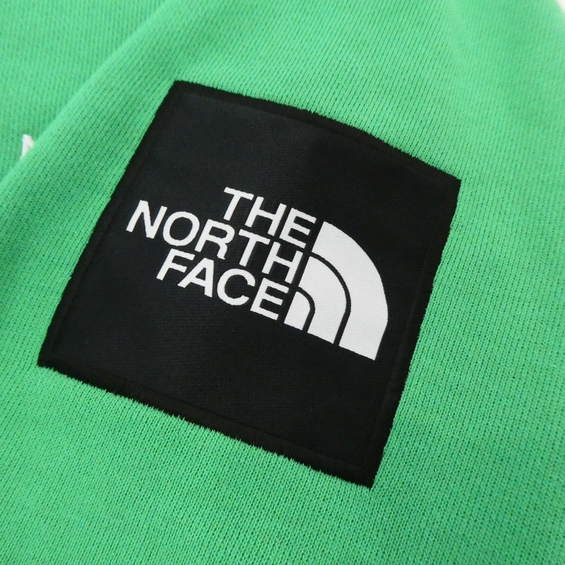【中古】THE NORTH FACE | ザ・ノースフェイス Square Logo Hoodie パーカー NT12333 グリーン サイズ：L