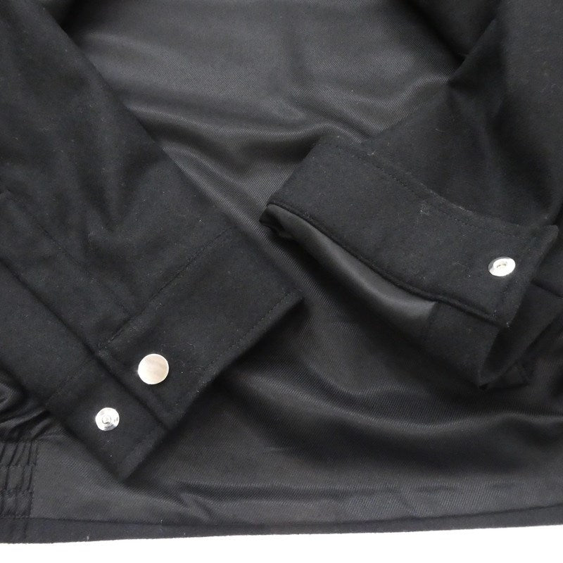 【中古】AMIRI | アミリ WOOL FLANNEL BLOUSON ブルゾン SR3BN0012SMRW005 ブラック サイズ：L