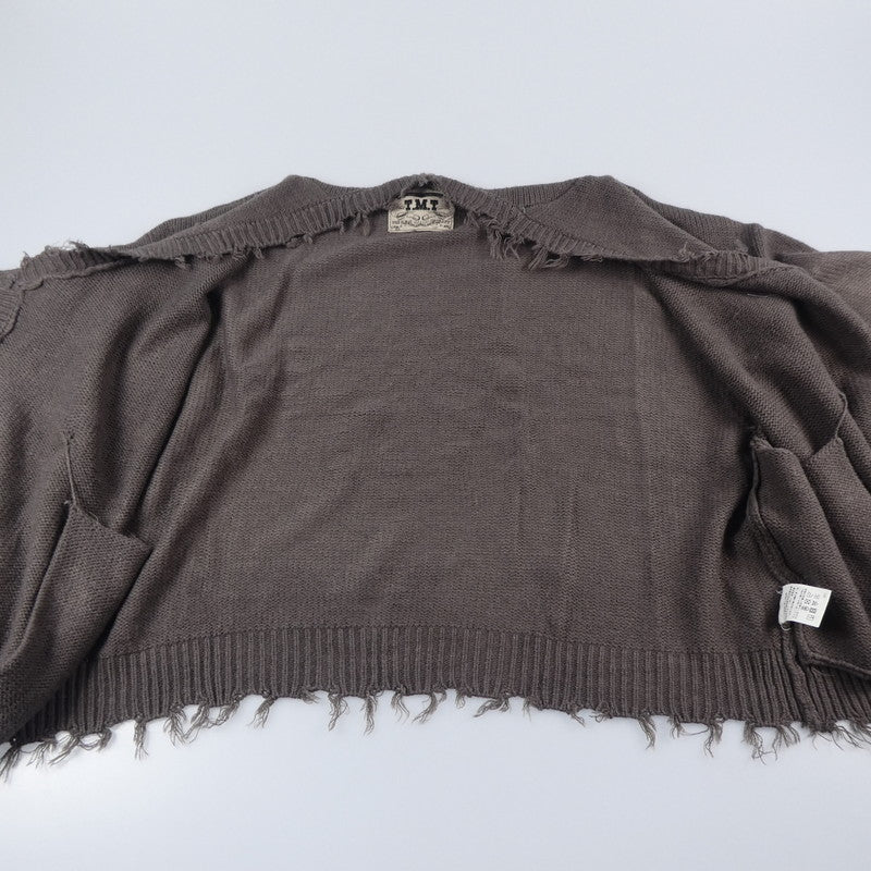 【中古】TMT | ティーエムティー カーディガン TKN-S22SP01 ブラウン