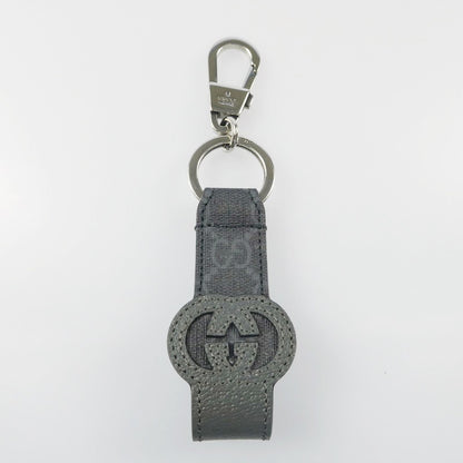 【中古】GUCCI | グッチ カットアウトインターロッキングGキーチェーン キーリング 701432