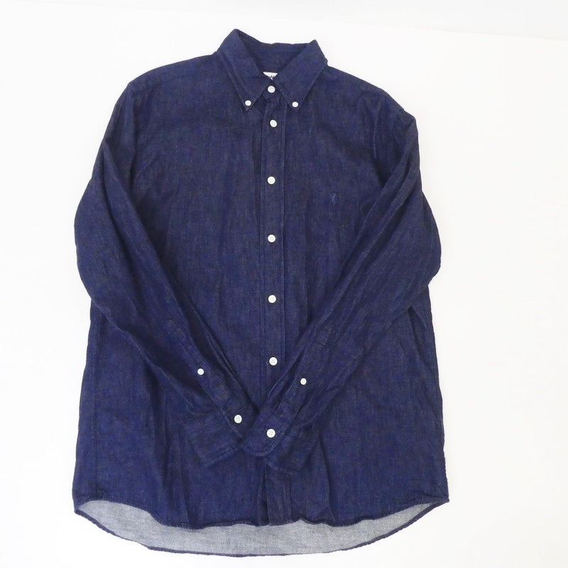 【中古】GYMPHLEX | ジムフレックス B.D. SHIRT L/S 長袖シャツ GY-B0196 SDM サイズ：M