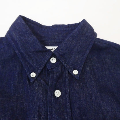 【中古】GYMPHLEX | ジムフレックス B.D. SHIRT L/S 長袖シャツ GY-B0196 SDM サイズ：M