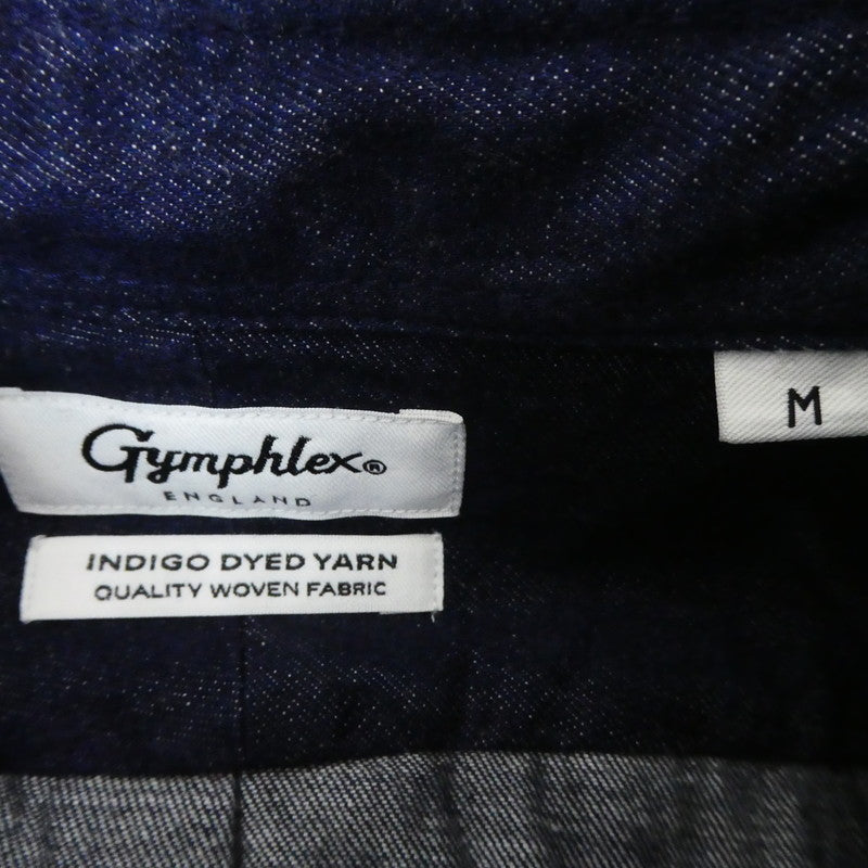 【中古】GYMPHLEX | ジムフレックス B.D. SHIRT L/S 長袖シャツ GY-B0196 SDM サイズ：M