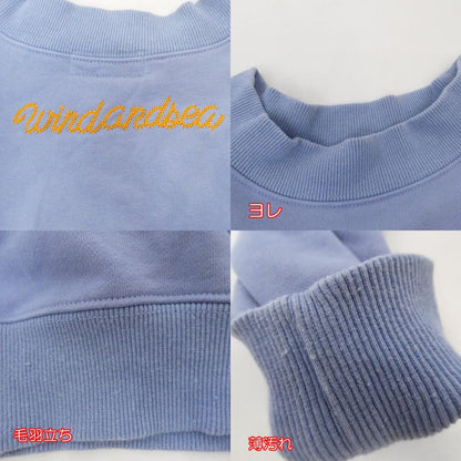 【中古】WIND AND SEA | ウィンダンシーウインダンシー BE YOUTH TOWN CREW NECK スウェット WDS-10TH-CS-10 ライトブルー サイズ：M