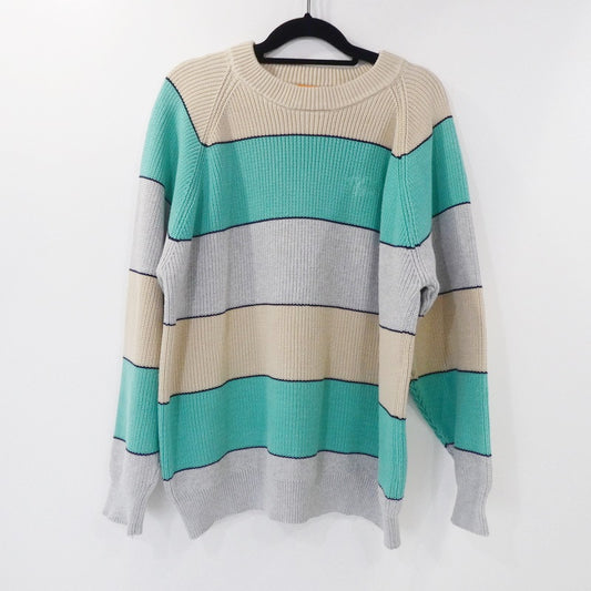 【中古】KEBOZ | ケボズ BORDER KNIT SWEATER ニット サイズ：L
