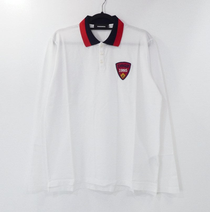 【中古】DSQUARED2 | ディースクエアード ポロシャツ S74G10038 ホワイト サイズ：M