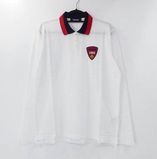 【中古】DSQUARED2 | ディースクエアード ポロシャツ S74G10038 ホワイト サイズ：M