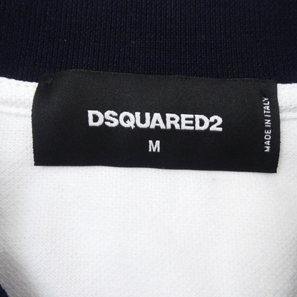 【中古】DSQUARED2 | ディースクエアード ポロシャツ S74G10038 ホワイト サイズ：M