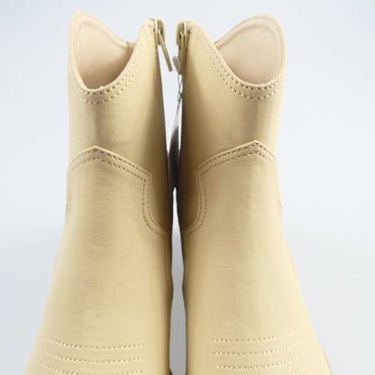 【中古】Lily Brown | リリーブラウン ウエスタンショートブーツ ブーツ LWGS241336 M ベージュ サイズ：M