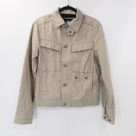 【中古】G-STAR | ジースター SHORT BIKER JACKET その他アウター D18988 ベージュ サイズ：XS