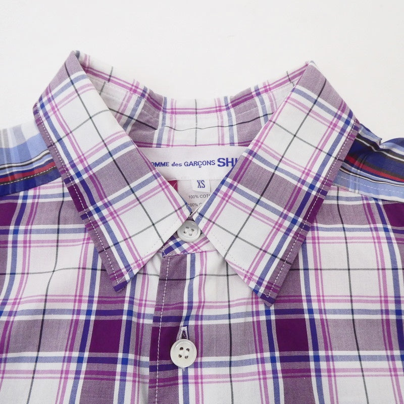 【中古】COMME des GARCONS SHIRT | コムデギャルソンシャツ 半袖シャツ S21056 サイズ：XS