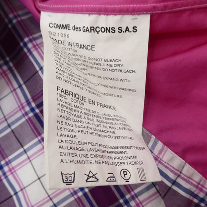 【中古】COMME des GARCONS SHIRT | コムデギャルソンシャツ 半袖シャツ S21056 サイズ：XS