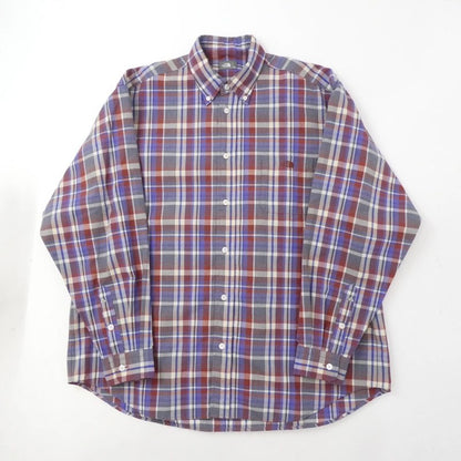 【中古】THE NORTH FACE | ザ・ノースフェイス L/S MADRAS SHIRT 長袖シャツ NR12431 サイズ：M