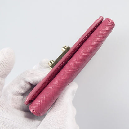 【中古】agnes b. | アニエスベー aurore 長財布 NW03-03 ピンク