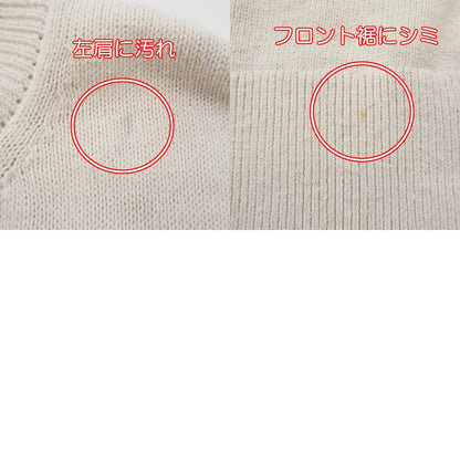【中古】YOKE | ヨーク COTTON CREWNECK VEST ベスト YK22SS0351S アイボリー サイズ：3