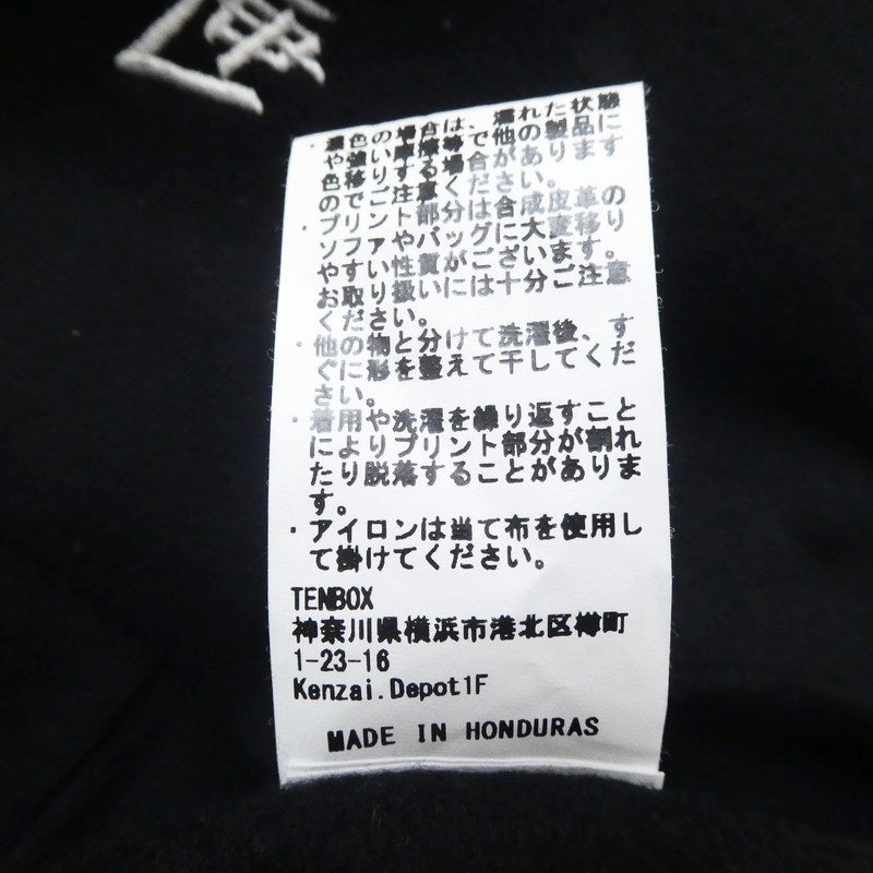 【中古】10匣(TENBOX) | テンボックス One point匣embroidery crew スウェット ブラック サイズ：XL