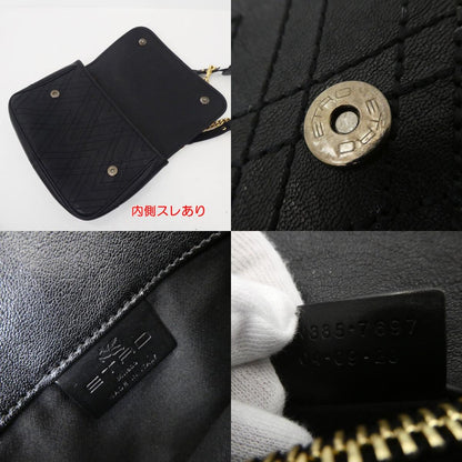 【中古】ETRO | エトロ ペガソ ショルダーバッグ 1N385 ブラック