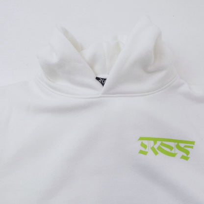 【中古】 RLTFT CRUMBLE SLEEVE LOGO HOODIE パーカー ホワイト