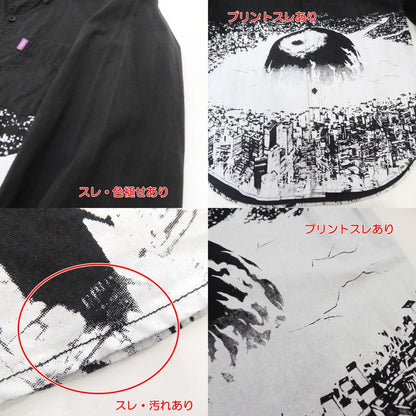【中古】MISHKA | ミシカ DYSTOPIA LS BUTTON UP 長袖シャツ ブラック サイズ：M