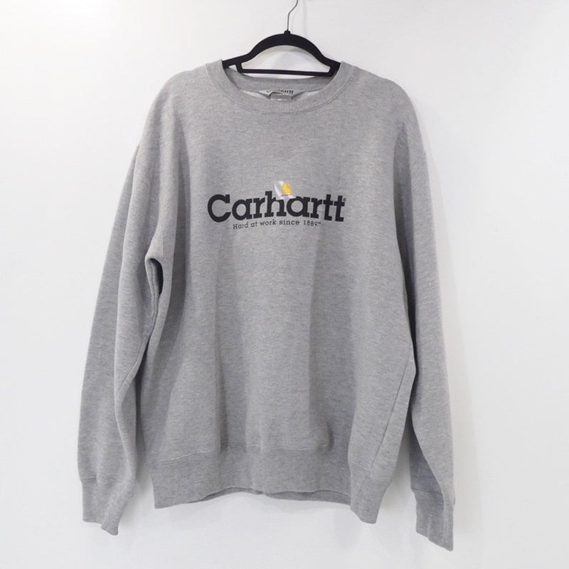 【中古】Carhartt | カーハート HARD AT WORK SINCE 1889 スウェット E771-1606 グレー サイズ：L