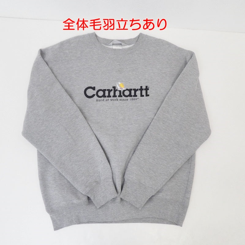 【中古】Carhartt | カーハート HARD AT WORK SINCE 1889 スウェット E771-1606 グレー サイズ：L