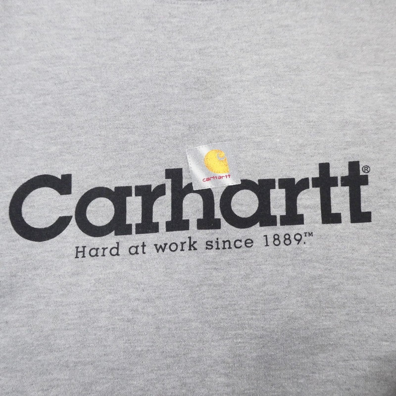 【中古】Carhartt | カーハート HARD AT WORK SINCE 1889 スウェット E771-1606 グレー サイズ：L