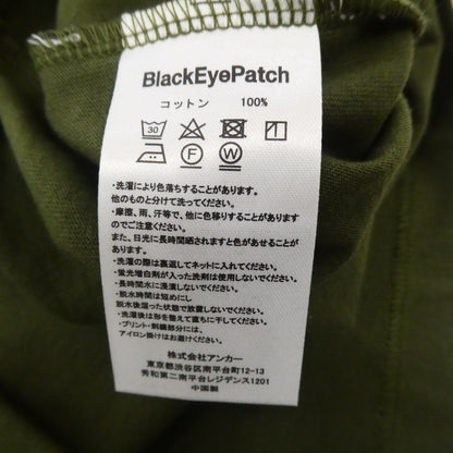 【中古】BlackEyePatch | ブラックアイパッチ HANDLE WITH CARE TEE 半袖Ｔシャツ BEPFW21TE20 オリーブ サイズ：XL