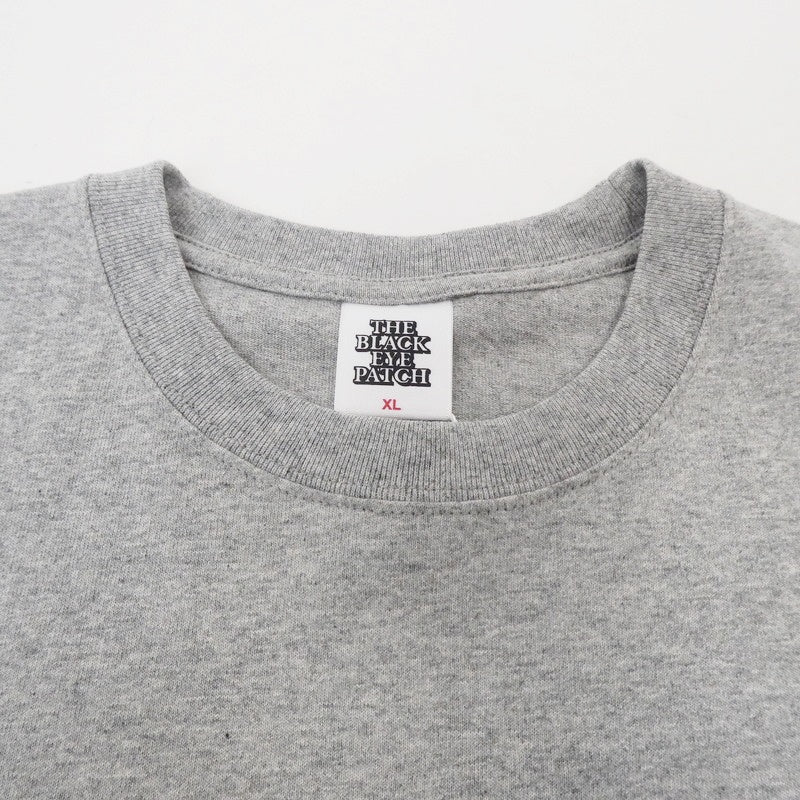 【中古】BlackEyePatch | ブラックアイパッチ HANDLE WITH CARE TEE 半袖Ｔシャツ BEPFW21TE20 グレー サイズ：XL
