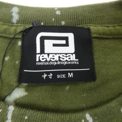 【中古】reversal | リバーサル BLEACH OVERSIZED TEE 半袖Ｔシャツ rv23ss006 オリーブ サイズ：M